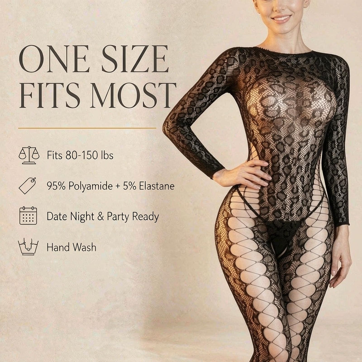 Sisu Couture's Fishnet Bodysuit Mesh Bodystocking Sexy Lingerie - image 16