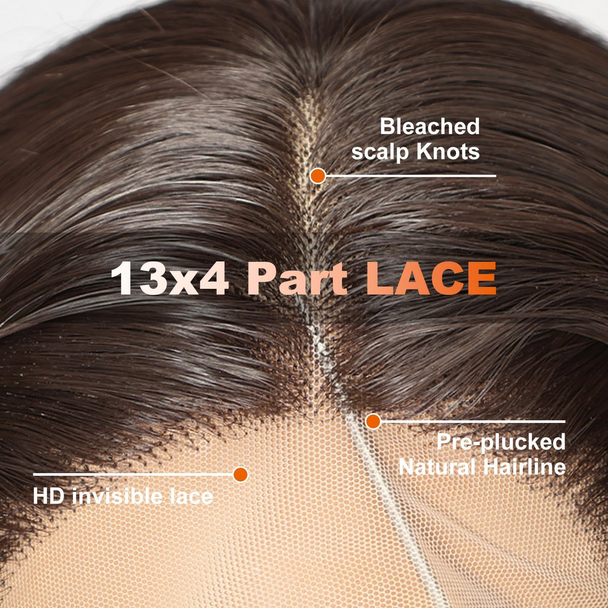 Sisu Couture's Kome Brown Layered Wave 13x4 Synthetic Lace Front Wig - image 6