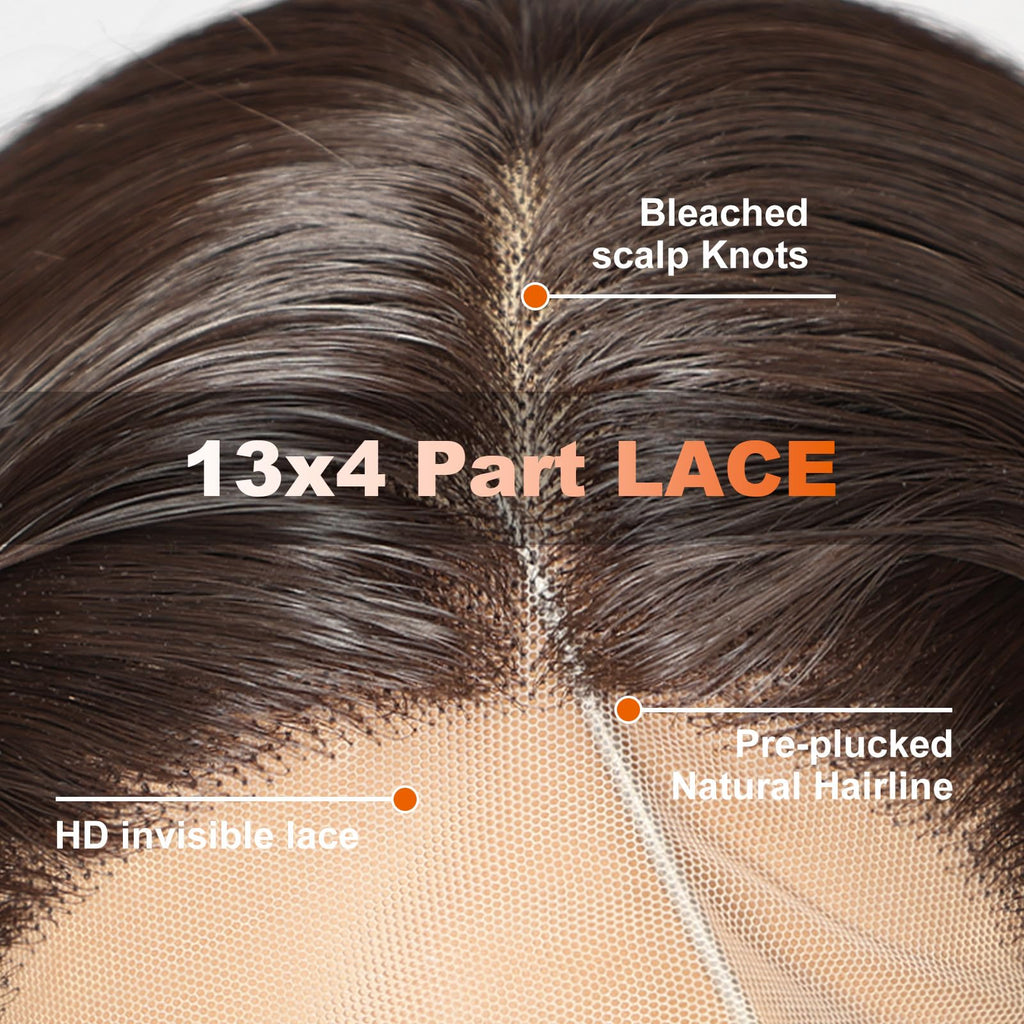 Sisu Couture's Kome Brown Layered Wave 13x4 Synthetic Lace Front Wig - image 17