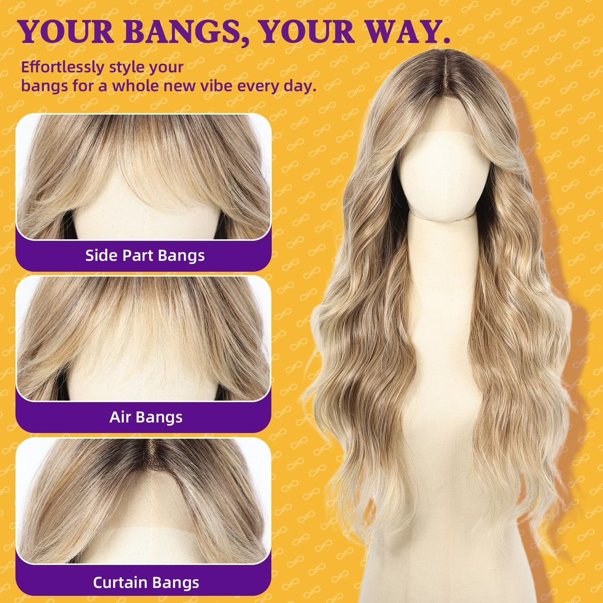 Sisu Couture's Kome Ombre Dirty Blonde Synthetic Lace Front Wig - image 4