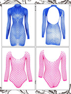 Sisu Couture's Geyoga 12 Pcs Fishnet Mesh Lingerie Bodysuits - image 11