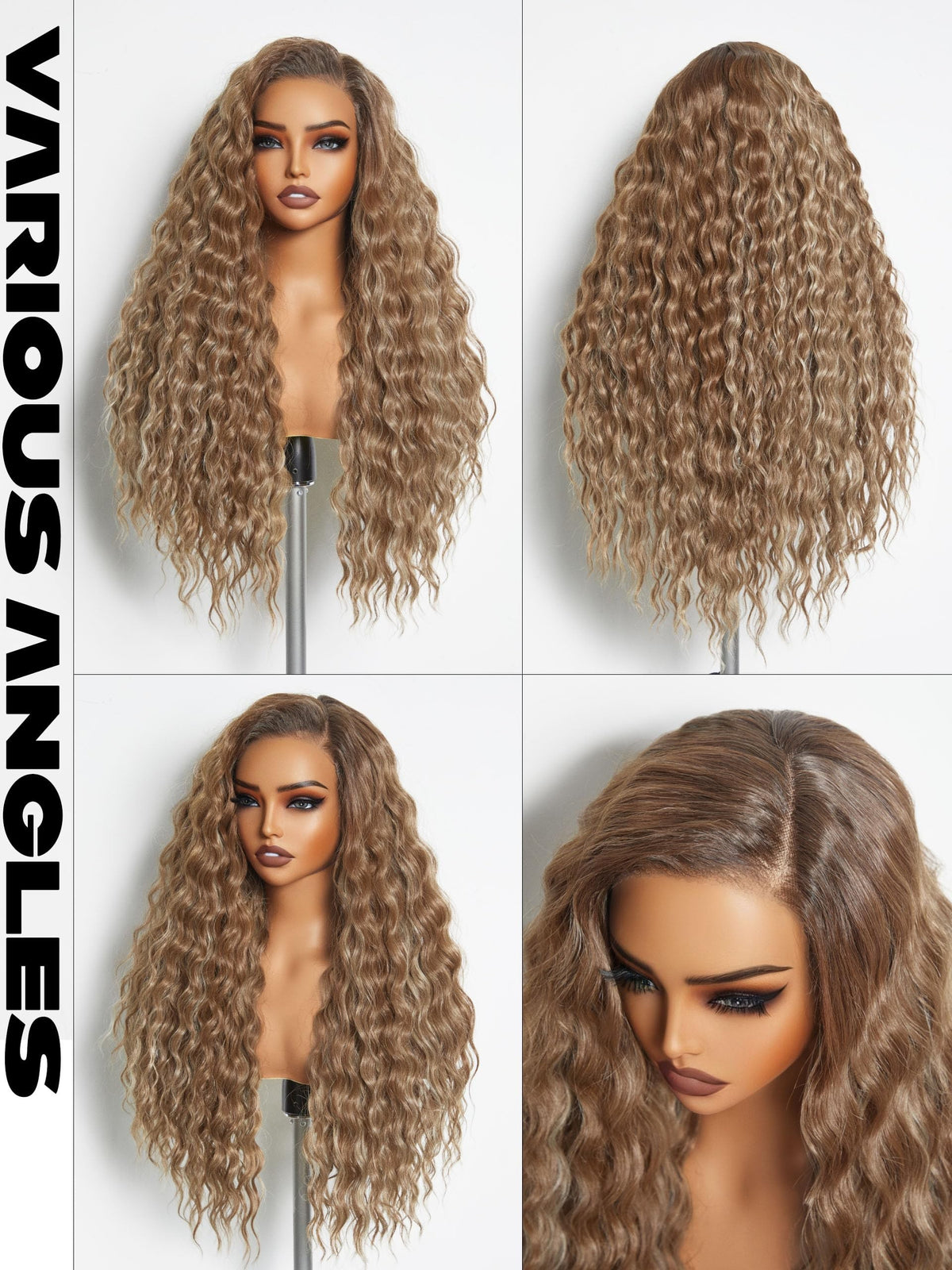 Sisu Couture's Gorgius Water Wave Lace Front Boho Wig Fiber Blend - image 8