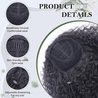 Sisu Couture's Alebery 27 Inch Drawstring Ponytail Extension For Black Deep - image 16