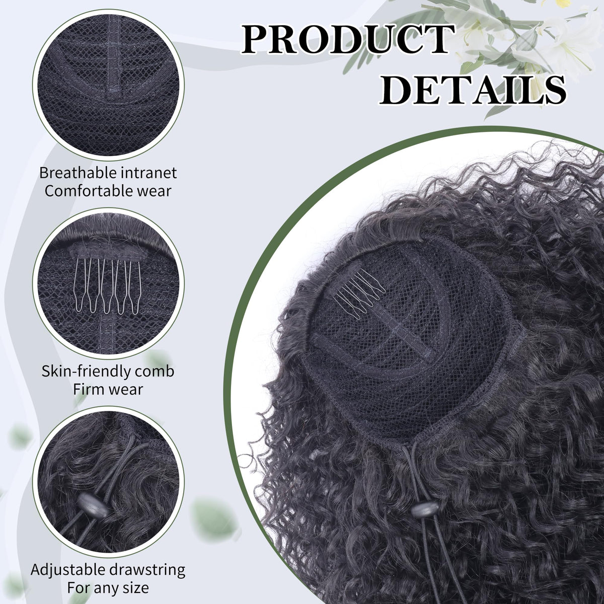 Sisu Couture's Alebery 27 Inch Drawstring Ponytail Extension For Black Deep - image 16
