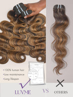 Sisu Couture's Luvme Highlight Body Wave Human Hair Bundles 18 20 - image 8