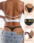 Sisu Couture's Sexy Underwear Lace Panties Sexy Thong With Funny Rhinestone - image 15