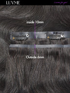 Sisu Couture's Luvme Seamless Body Wave 100% Real Human Hair Clip - image 8