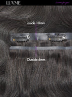 Sisu Couture's Luvme Seamless Body Wave 100% Real Human Hair Clip - image 19