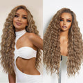 Sisu Couture's Gorgius Water Wave Lace Front Boho Wig Fiber Blend - image 1