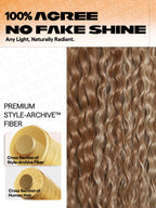 Sisu Couture's Gorgius Water Wave Lace Front Boho Wig Fiber Blend - image 12
