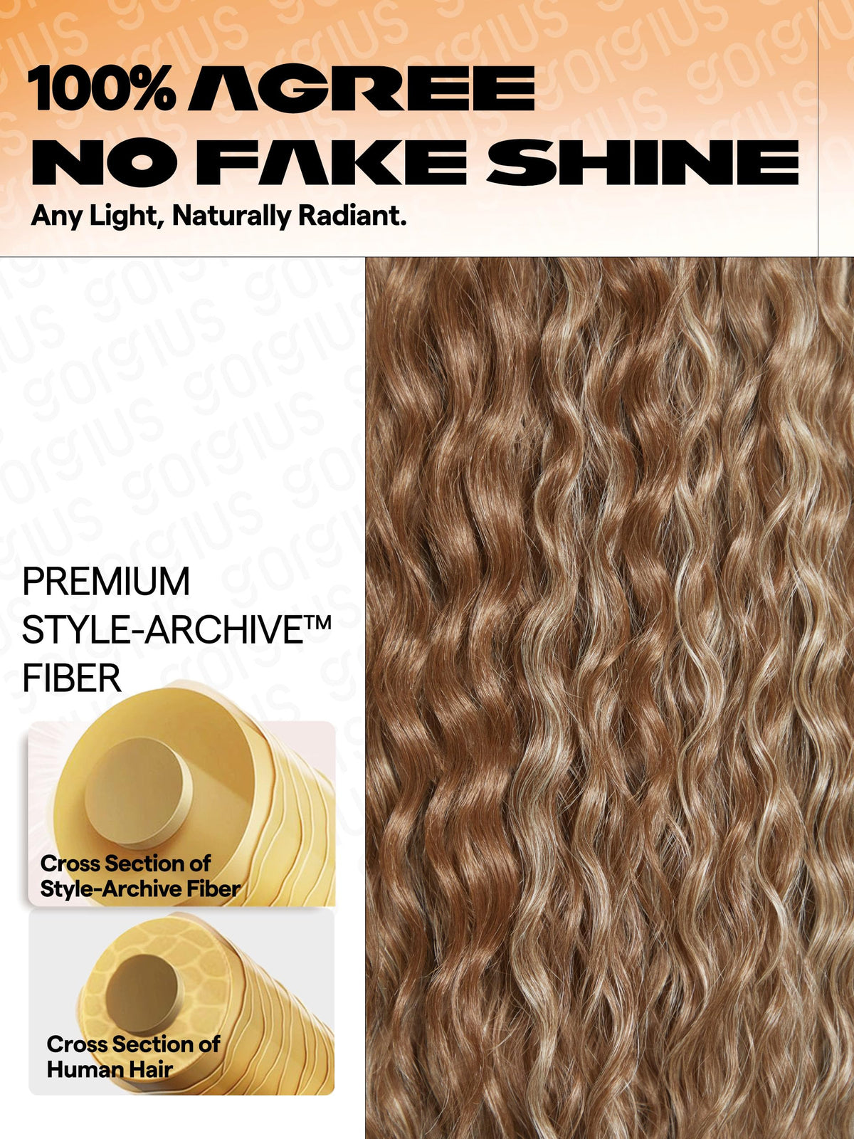 Sisu Couture's Gorgius Water Wave Lace Front Boho Wig Fiber Blend - image 12