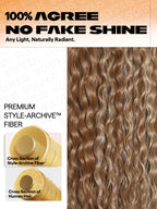 Sisu Couture's Gorgius Water Wave Lace Front Boho Wig Fiber Blend - image 6