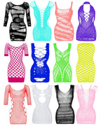 Sisu Couture's Geyoga 12 Pcs Fishnet Mesh Lingerie Bodysuits - image 16