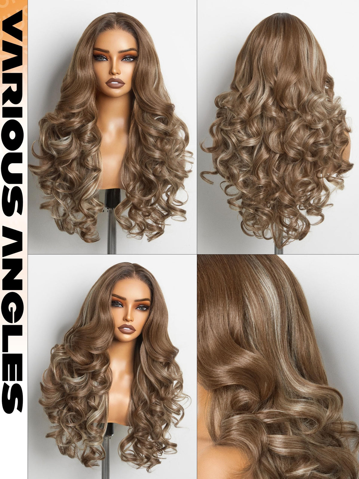 Sisu Couture's Gorgius Glueless Loose Body Wave Lace Front Wigs Blonde - image 8